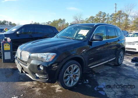 2017 BMW X3 xDrive28I из США, поврежденный, VIN 5UXWX9C32H0W69185